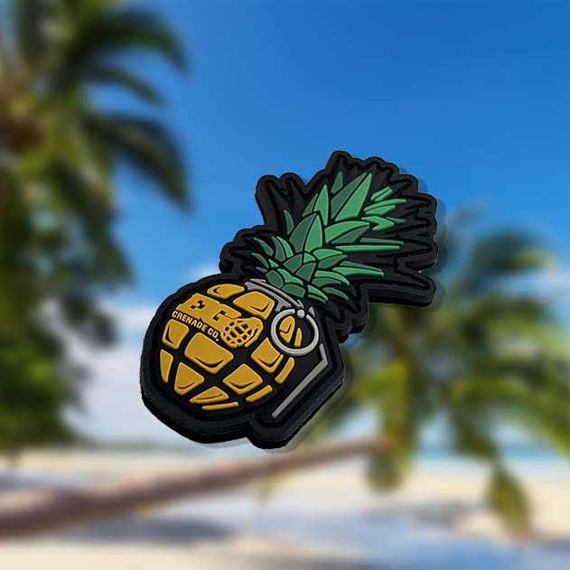 Casual Button Down Shirt - Pineapple Grenade Collection